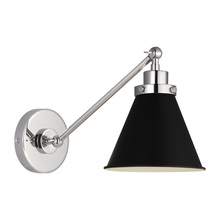 Studio Co. VC CW1121MBKPN - Wellfleet Single Arm Cone Task Sconce