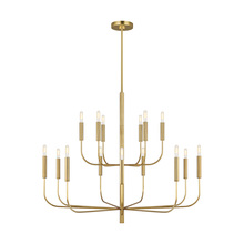 Studio Co. VC EC10015BBS - Brianna Large Two-Tier Chandelier