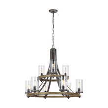 Studio Co. VC F3135/9DWK/SGM - Angelo Two-Tier Chandelier