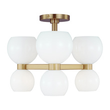 Studio Co. VC KSF1036BBSMG - Londyn Semi Flush Mount