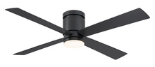 Fanimation FPS8553BL - Kwartet - 52 inch - BL with BL Blades and LED LK