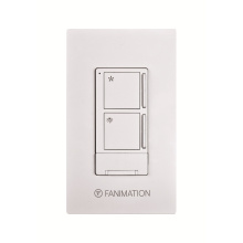 Fanimation WR506WH - Wall Control with Receiver - 3 Fan Speeds and Light - WH