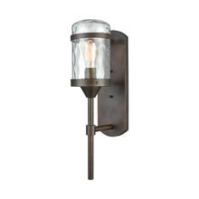  45411/1 - Torch 1-Light Outdoor Wall Lamp in Hazelnut Bronze