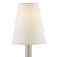 Currey 0900-0024 - Off-White Fine Grasscloth Tapered Chandelier Shade