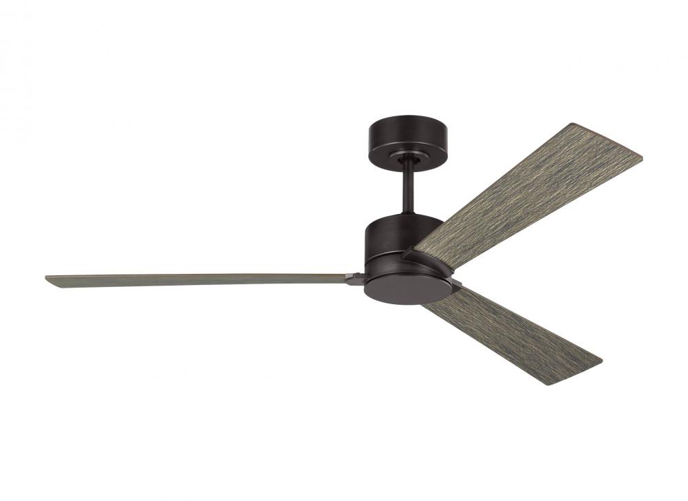 Rozzen 52" Indoor/Outdoor Aged Pewter Ceiling Fan with Remote Control
