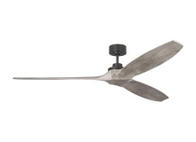 VC Monte Carlo Fans 3CLNSM70AGP - Collins Smart 70 Ceiling Fan in Aged Pewter with Light Grey Weathered Oak Blades