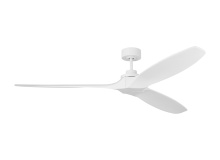 VC Monte Carlo Fans 3CLNSM70RZW - Collins Smart 70 Ceiling Fan in Matte White Blades