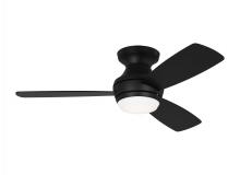 VC Monte Carlo Fans 3IKR44MBKD - Ikon 44" LED Indoor Hugger Ceiling Fan – Midnight Black