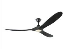 VC Monte Carlo Fans 3MAVR70BKBKD - Maverick 70" LED Ceiling Fan