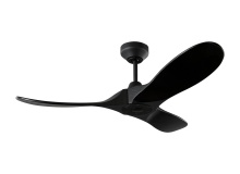VC Monte Carlo Fans 3MAVSM44MBKMBK - Maverick Smart 44 Ceiling Fan in Midnight Black with Midnight Black Blades