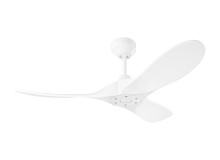 VC Monte Carlo Fans 3MAVSM44RZW - Maverick Smart 44 Ceiling Fan in Matte White with Mattewhite Blades
