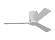 VC Monte Carlo Fans 3RZHR44RZW - Rozzen 44-inch indoor/outdoor Energy Star hugger ceiling fan in matte white finish