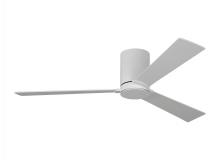 VC Monte Carlo Fans 3RZHR52RZW - Rozzen 52-inch indoor/outdoor Energy Star hugger ceiling fan in matte white finish