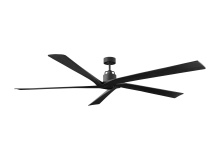 VC Monte Carlo Fans 5ASPR84MBK - Aspen 84 Ceiling Fan in Midnight Black with Midnight Black Blades