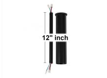 VC Monte Carlo Fans DRM12BK - 12" Minimalist Downrod in Matte Black